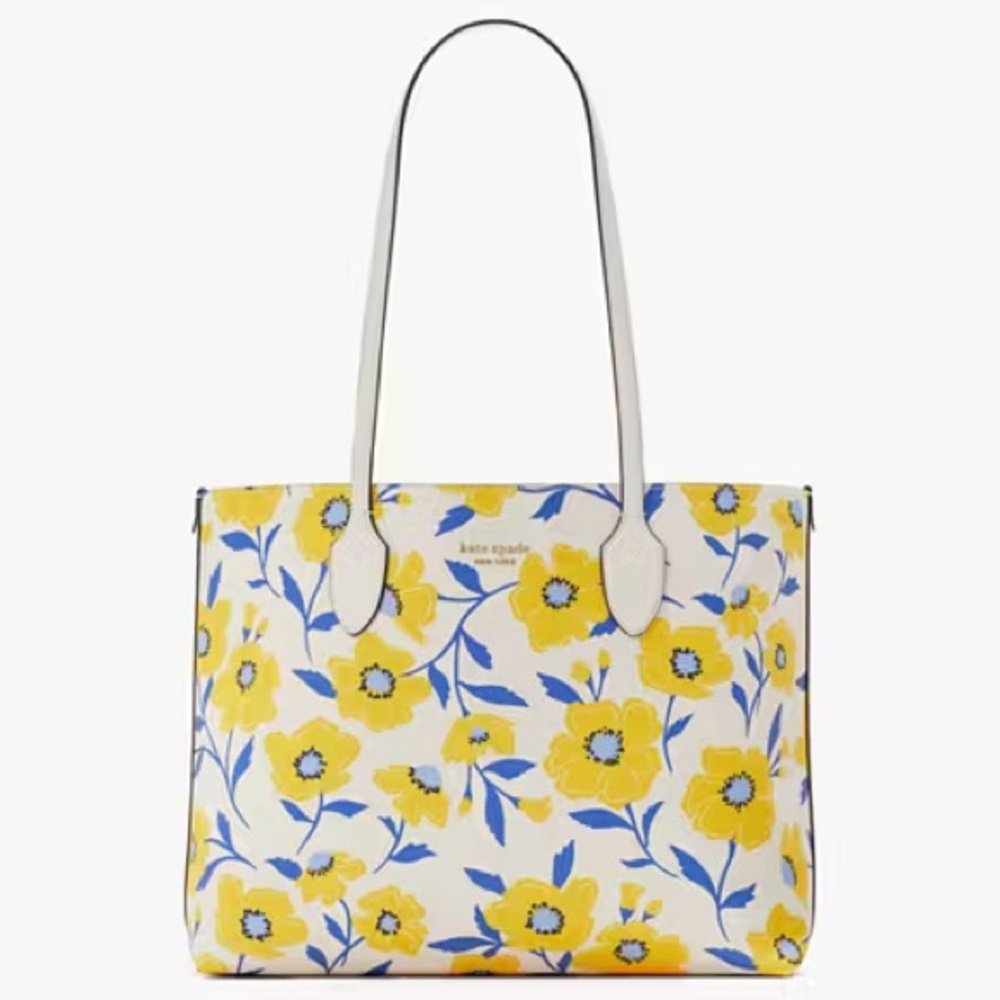 Kate Spade Bleecker Sunshine Floral Tote w/Pouch - Picture 7 of 10